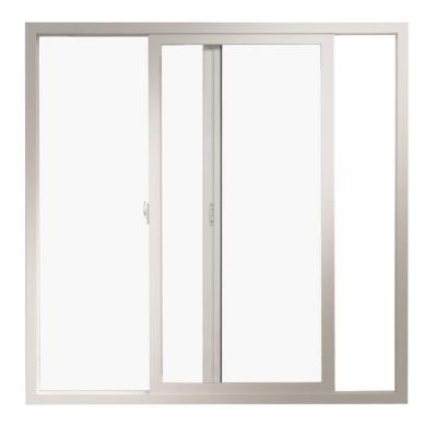 China Fire Protection Frameless Interior Aluminum Silent Automatic Shutter Aluminum Sliding Door for sale