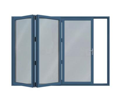 China Folding Screen Factory Produce Cheap Australian Standard AS2047 AS1288 AS2088 Bi-fold Window Good Quality Price for sale