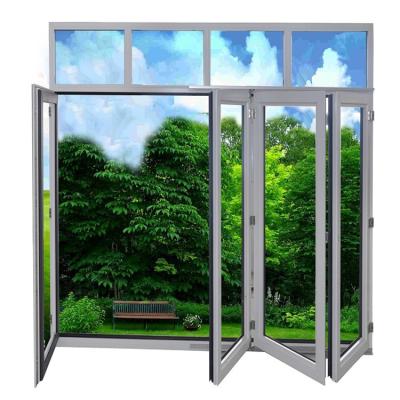 China Feilong Bi-fold Aluminum Folding Doors and Windows Certified by AS2047, AS 2088 with good price for sale