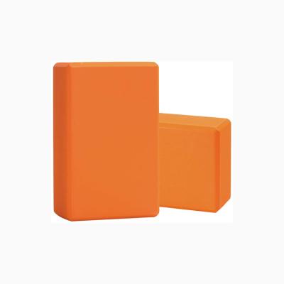 China FANDING durable Custom High Density Logo wholesale EVA Foam Large Yoga Block with non-toxic strap for sale