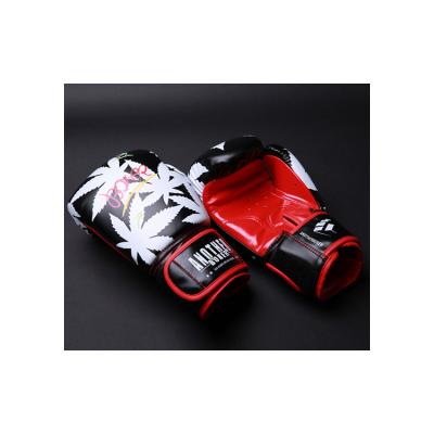 China FANDING High Quality Male PU Leather Boxing Gloves Forming Pro Odm Logo Real Leather Design Your Own OEM Custom Boxing Gloves for sale