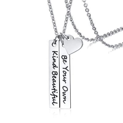 China Personalized Custom Engraving TRENDY Necklace for sale