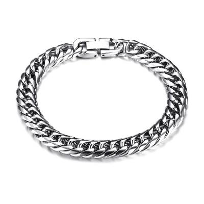 China TRENDY Fashion High Polished Restrictor Chain Stainless Steel Bracelet for sale