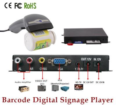 Chine Boîte de Signage de Digital de lecteur de code barres de Shell en métal avec multi - langue à vendre