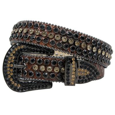 China Decorate accept custom designs buckle studded rhinestones bead rhinestone belt for sale