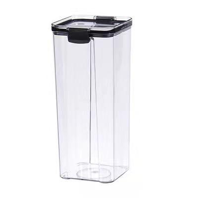 China Fresh Preservation Plastic Pantry and Kitchen Storage Cereal Storage Container with Lids BPA Free Airtight Food Storage Containers for sale