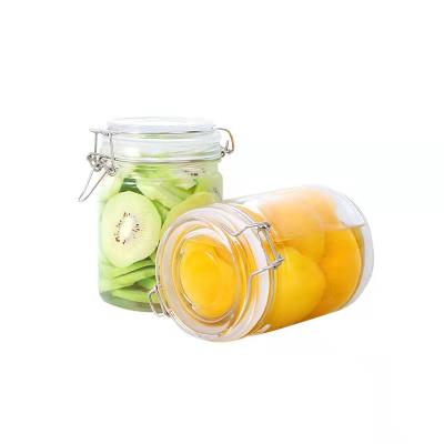 China Kitchen Sealed Glass Honey Lemon Passion Fruit Pickles Food Storage Bottles Viable High Quality Kitchen Glass Storage Tanks for sale