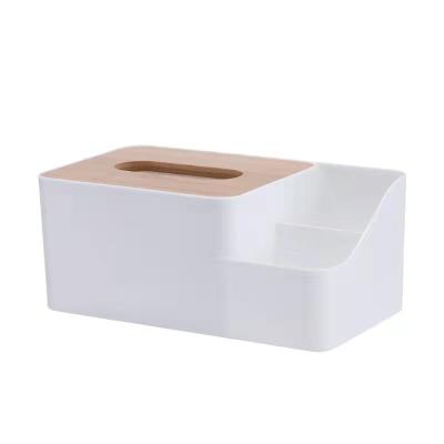 China Living room minimalist multifunctional plastic remote control storage box tissue household pumping desk organize storage for sale