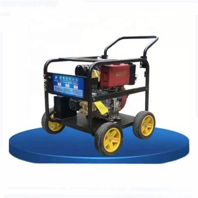 China Hotels 500Bar 16Lpm High Pressure Gas Pipeline Diesel Power Cleaning Machine for sale