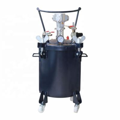 China Automatic Pneumatic Hotels Spray Paint Pressure Pot Tank With Pneumatic Mixing Agitator for sale