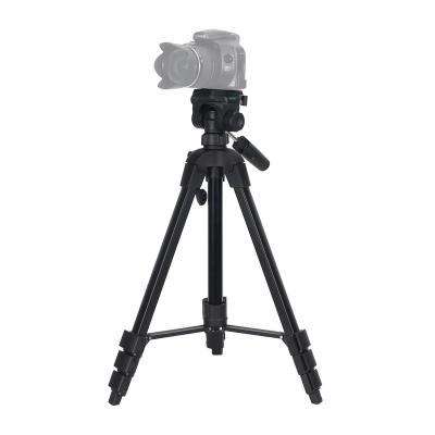 China Professional factory price OEM aluminum tripod PORTABLE lightweight tripod stand mobile phone video camera travel for sale