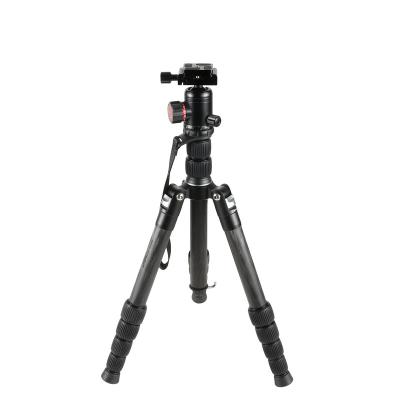 China China PORTABLE Suppliers Twisting Lock Ball Head Bh30 Professional Camera Carbon Fiber Tripod Stand for sale