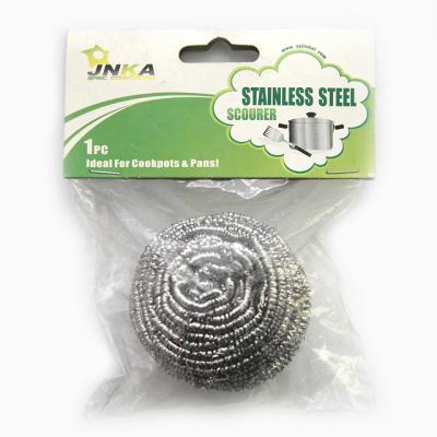 China Factory Manufacture Sustainable Pot Pan Dishwashing Stainless Steel Scourer for sale