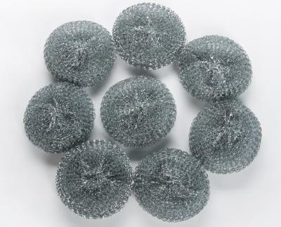 China Durable Zinc Coated Steel Wire Mesh Scrubber Cleaning Ball /galvanized for sale