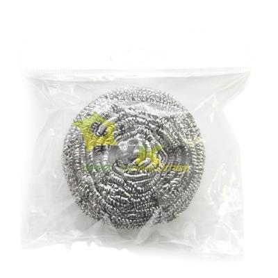 China Customization Sustainable Cleaning Scourer Tableware Ball Stainless Steel Kitchen Cleaning Scourer for sale