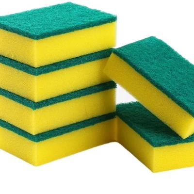 China 2022 Viable Factory Outlet Wash Dish Sponge Kitchen Scrubber Pad Cleaning Scouring Sponge for sale