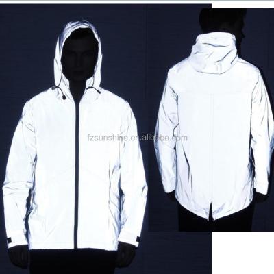 China 2018 NEW Breathable Anorak Swallowtail Coat Reflective Tailcoats With Hood for sale