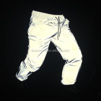 China Anti-pilling anti-pilling 2021 custom made reflective pants with mesh lining hip hop wholesale cargo pants for sale