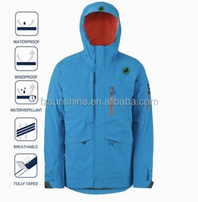 China Anti-UV Active Men Ski Snowboard Anorak Winter Anti-UV Jacket for sale