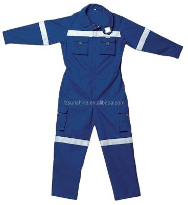 China Flame Retardant Royal Navy Custom Working Uniform With Reflective Branding for sale