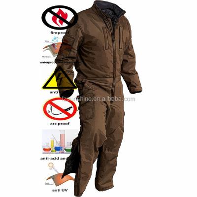 China Custom Made Army Khaki Uniform Flame Retardant Winter Flame Retardant for sale