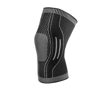 China Customized Adjustable Elasticity Sports Knee Sleeve Breathable Elastic Nylon Knee Support Brace for sale