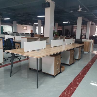 China XUANXIN High Quality 6 Person Workstation Office 6 Post Modular Office Workstation for sale