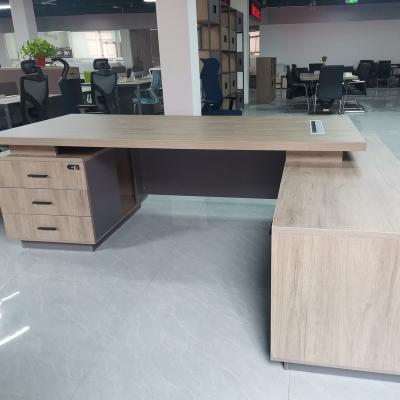 China Modern Design Office Furniture Cabinet Workstation Table Computer Desk Modular Commercial Working Table for sale