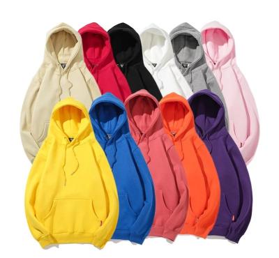 China Wholesale Custom Plain Anti-Wrinkle Peep Winter Solid Color Pullover Sublimation Polyester Unisex Hoodies For Men And Women for sale