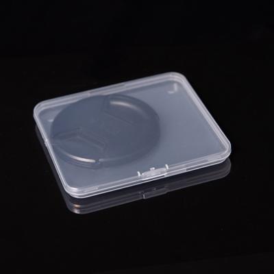 China Recyclable Flat Plastic Storage Boxes Packaging Box For Cd Card Container for sale