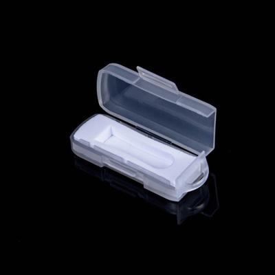 China Recyclable Flip Box PP Transparent Box Rectangle Packaging Display Box For Earplugs Mobile for sale