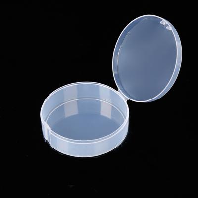 China Recyclable PP Clear Plastic Storage Box Small Round Plastic Packaging Box for sale