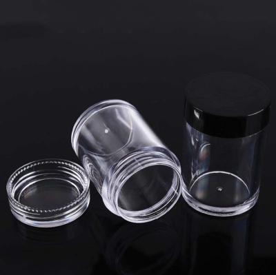 China BEAUTY PACKAGING 5G 10G 15G Empty Plastic Cosmetic Cream Jar Container / Double Wall Fancy Jars for sale