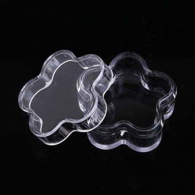 China BEAUTY PACKAGING 5G 10G Cheap Clear Plastic Multilayer PS Jars For Nail Art Glitter Powder Container for sale