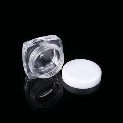 China 3g face cream jar eye cream bottles eyeshadow cosmetic makeup jars for cosmetic for sale