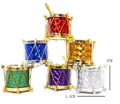 China Wholesale Christmas Display Christmas Tree Props Christmas Drum Pendant For Holiday Decorations for sale