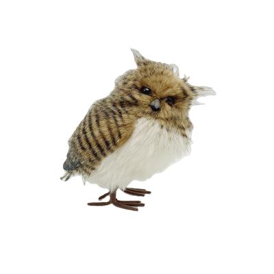 China Festival Decoration Selection Highest Quality Gift Plush Artificial Christmas Owl Decorate Ornament for sale