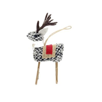 China Christmas Tree Decoration Popular Festival Decoration Reindeer Selection Handmade Pendant Deer for sale