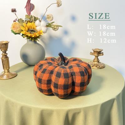 China Artificial Pumpkins Decoration Autumn Home Ornaments Harvest Halloween Factory Selection Moss Wholesale Pumpkin Decor Festival Decoration for sale