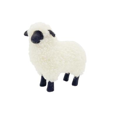 China 2021 Chinese popular figurine plush sheep plush toy sheep decoration room factory selection 2021 high quality festival decoration home table decorations for sale