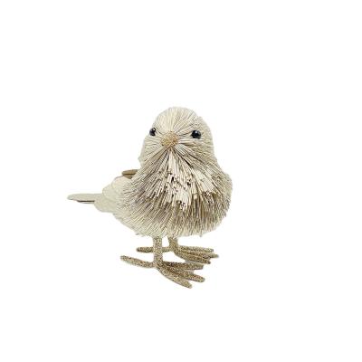 China Festival Decoration Selection Quality Guarantee Christmas Animal Christmas Bird Decoration Artificial Glitter Luxury for sale