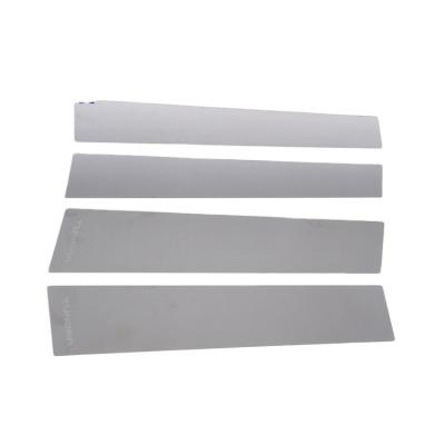 China 3M Adhesive Tape Car Exterior Accessories Door Pillar Cover ABS Chrome Window Sill Center Pillar Cover Trim for sale