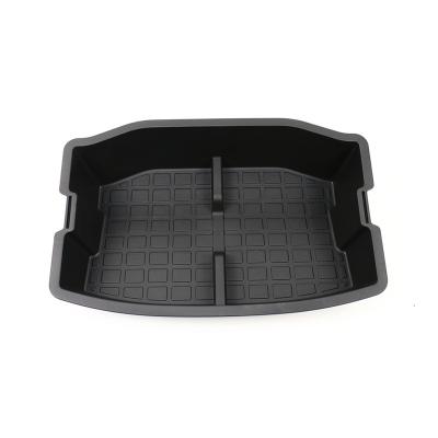 China Trunk storage box Good Quality Car Rear Trunk storage box double storage box modification accessories Suitable for Tesla Model Y/3 for sale