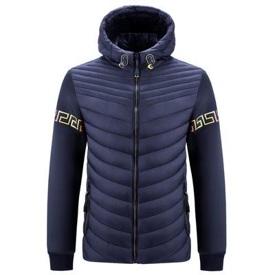 China Breathable New Hooded Lightweight Cotton-Padded Jacket With Letters Men's Jackets And Coats for sale