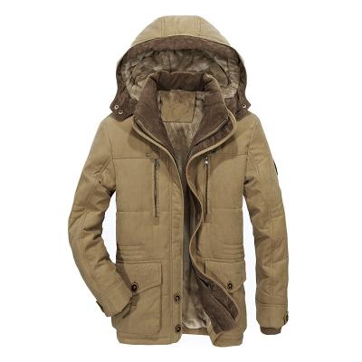 China 2021 Viable Logo Winter Windproof Parka Fur Custom Made Outdoor Plus Size 6XL Jacket For Men for sale