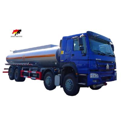 China sinotruk howo 12 wheel 8*4 bulk fuel dispenser aluminum bulk fuel dispenser truck 20m3 fuel tank truck diesel refueling price 11 - 20T for sale