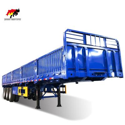 China Truck Trailer Wholesale HIigh Quality Box Cage Trailer Food Service Cargo Van Semi Trailer for sale