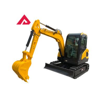 China 3.5 Ton Strong Power Mini Hydraulic Electric Mini Excavator New Chinese Crawler Excavators for sale