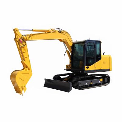 China Chinese Building Material Stores Large Crawler Excavator New Price 8 Ton Hydraulic Power Motor Excavator Digger for sale