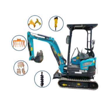 China Cheap Strong Power Mini Crawler Excavator 1.8 Ton For Chinese Tracks New Home Rubber Excavator Use Excavator for sale